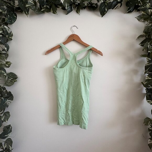 Lululemon Athletic Ebb To Street Racerback Tank Top Opal Green Women’s Size 4 - Picture 2 of 7